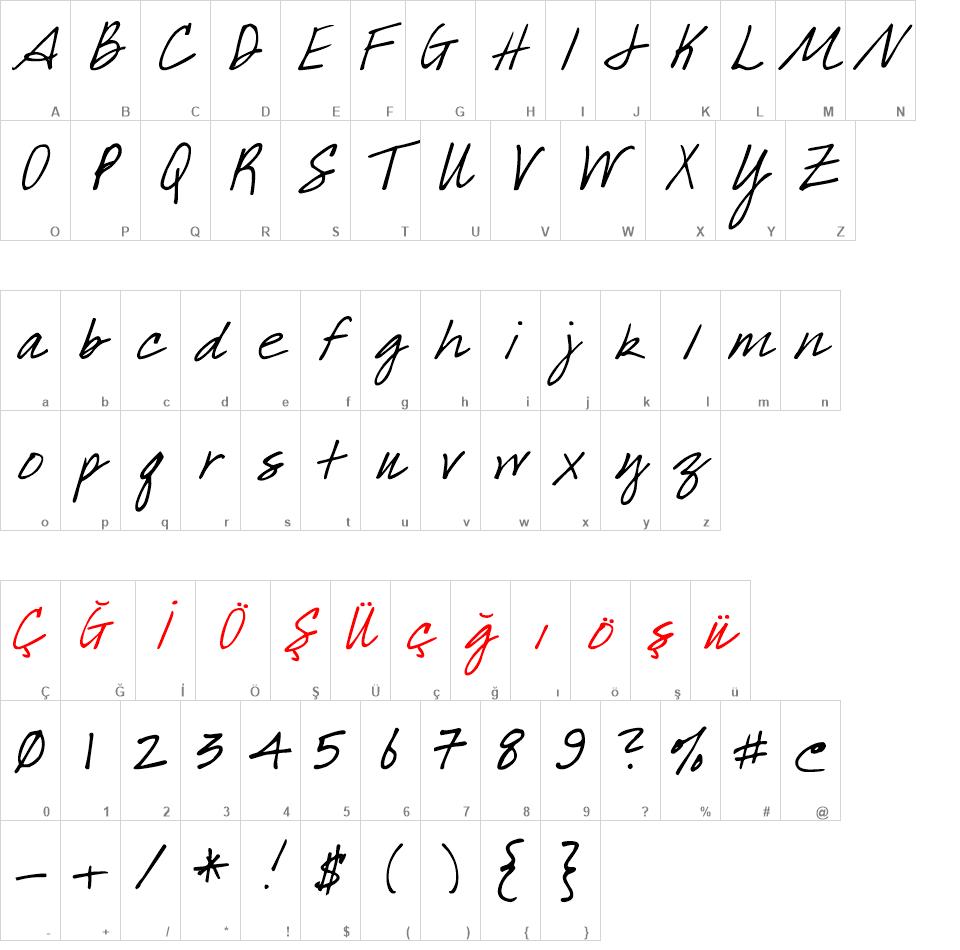DJB What a Babe  font